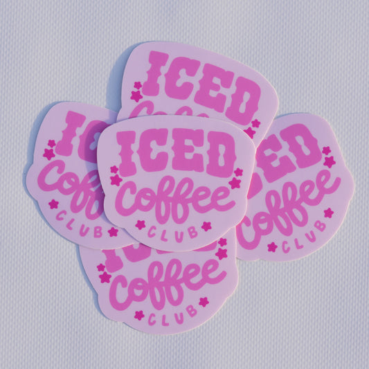 Iced Coffee Sticker