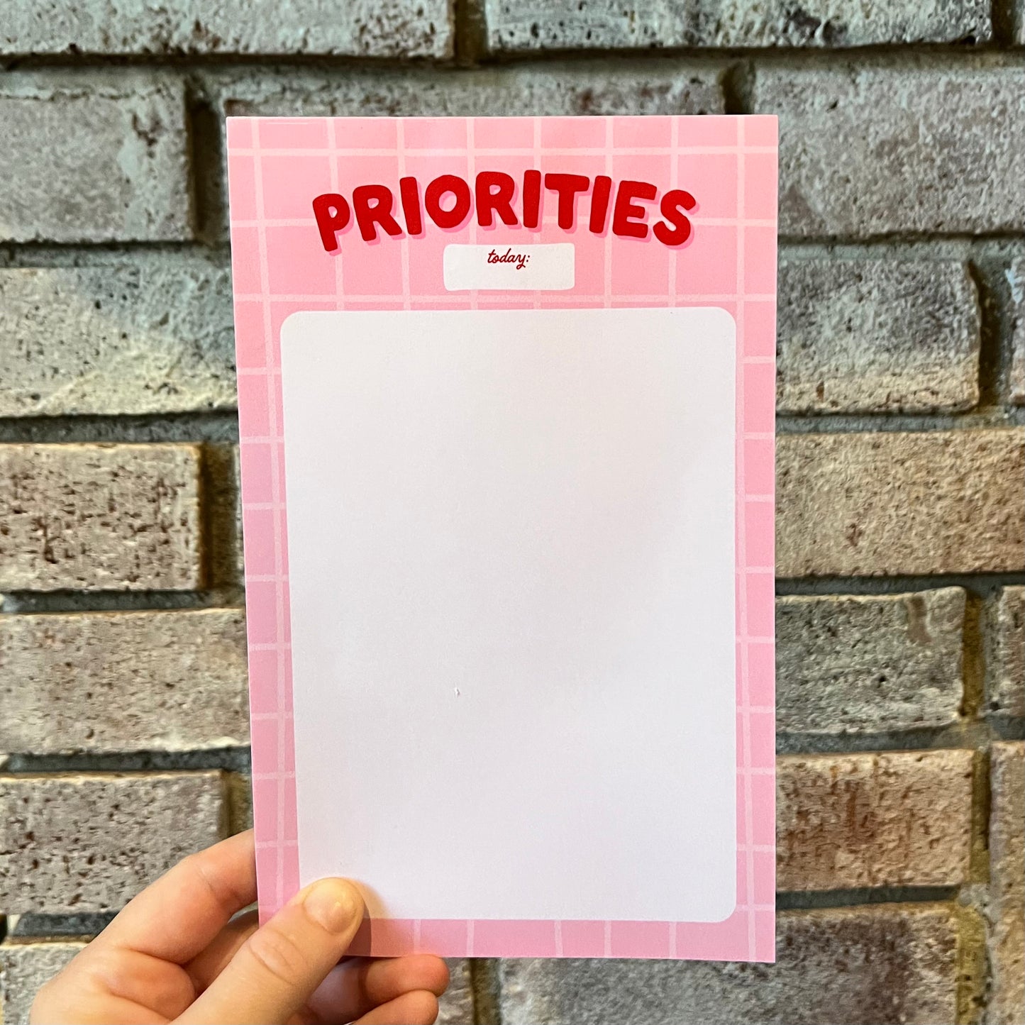 Priorities Notepad