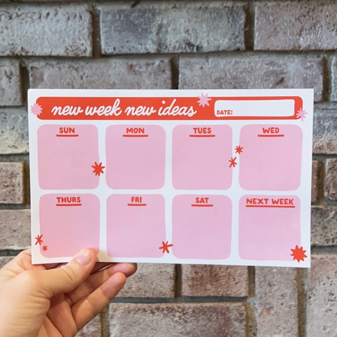 Weekly Planner Notepad