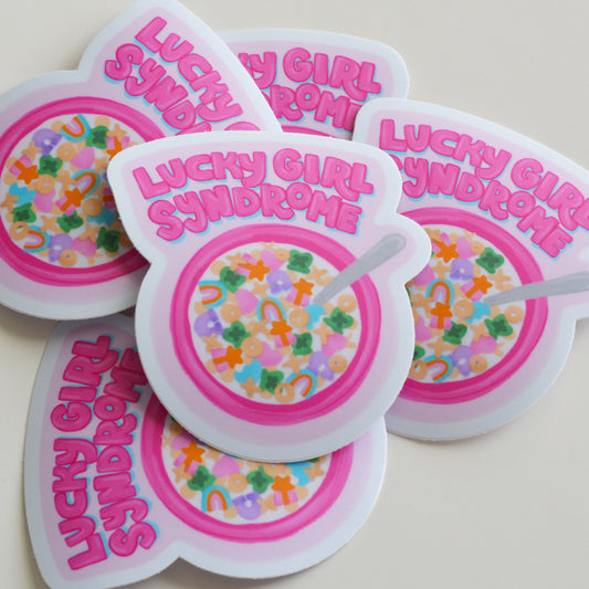 Lucky Girl Sticker