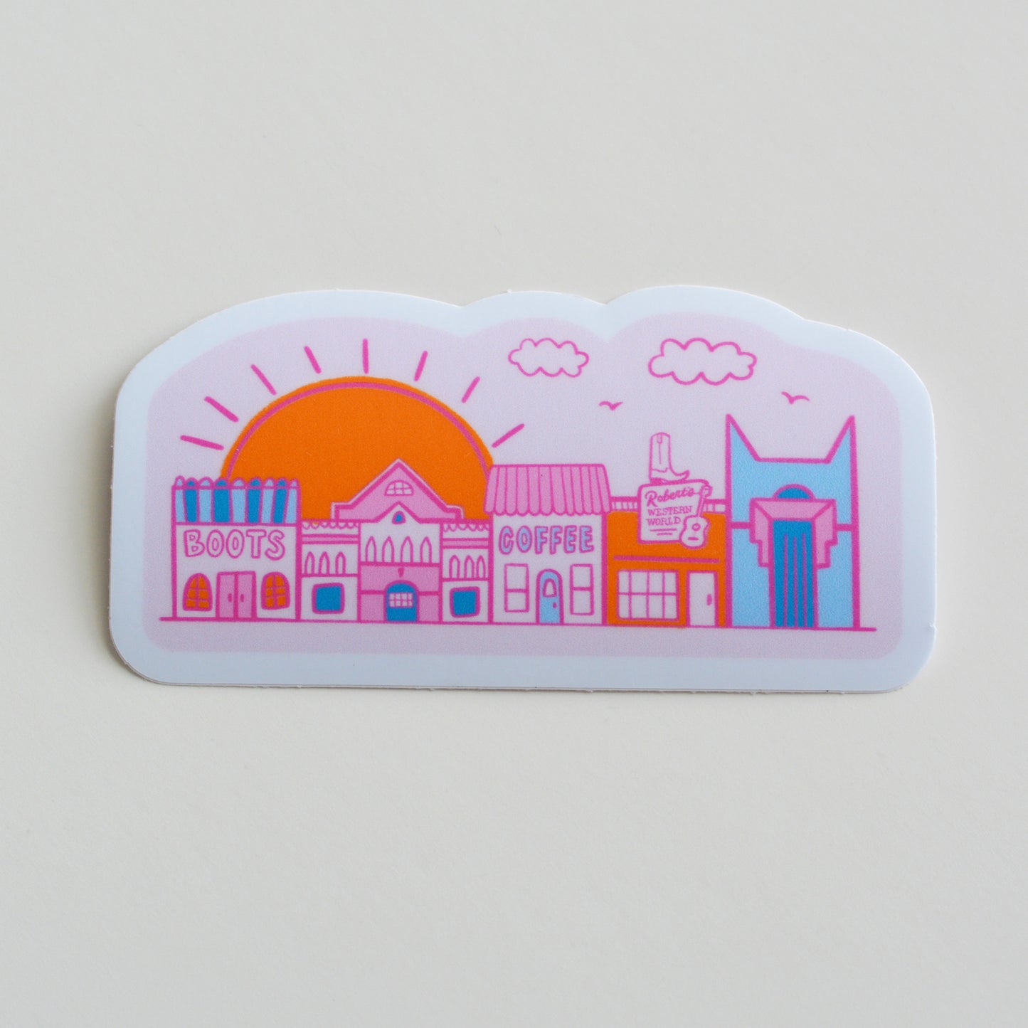 Nashville Skyline Sticker